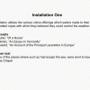 Notes for Installation One at the Seaman’s Hospital, Greenwich, 1992